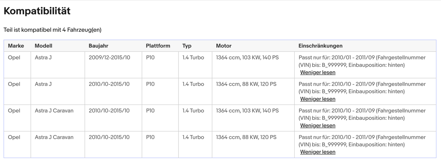 Katalysator für Opel Astra J, 1.4 Turbo, 88/103kW, Euro 5 - KatDoc