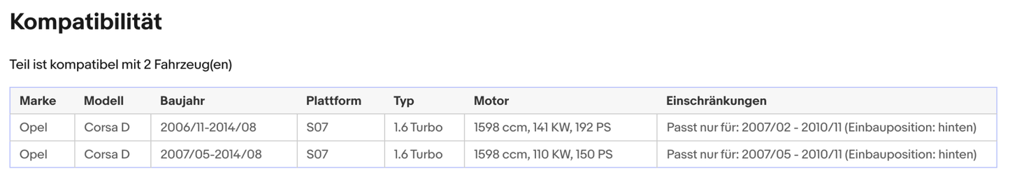 Katalysator für Opel Corsa D, 1.6 Turbo, 110/141kW, Euro 4 - KatDoc