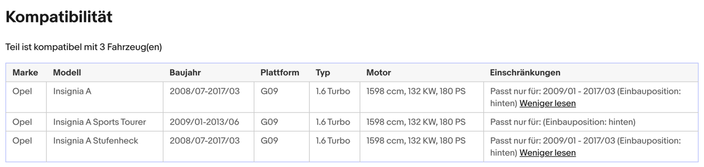 Katalysator für Opel Insignia A, 1.6 Turbo, 132kW, Euro 5 - KatDoc