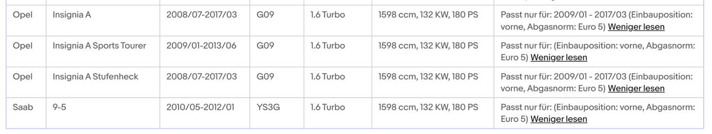 Katalysator Opel Astra J/Corsa D,E/Insignia A, Saab 9 - 5, Euro 5&6 - KatDoc