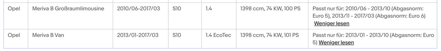 Katalysator für Opel Adam/Astra J/Corsa D,E/Meriva B, Euro 4&5&6 - KatDoc