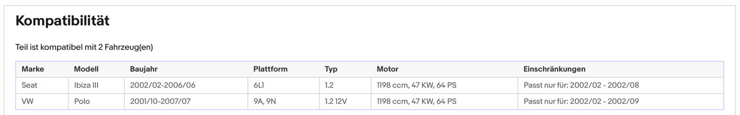 Katalysator Seat Ibiza, VW Polo, 1.2, 47kW, Euro 3 - KatDoc