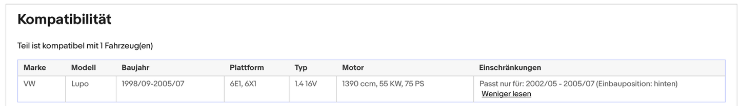 Katalysator für VW Lupo, 1.4 16V, 55kW, Euro 3 - KatDoc
