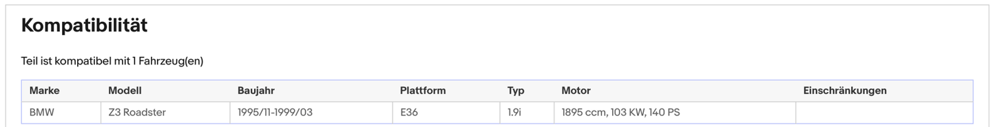 Katalysator für BMW Z3 Roadster, 1.9i, 103kW, Euro 1&2 - KatDoc
