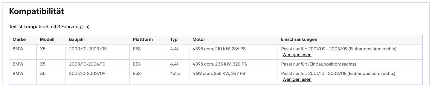Katalysator BMW X5 E53, 4.4/4.6 i is, 210/235/255kW, rechts, Euro 4 - KatDoc