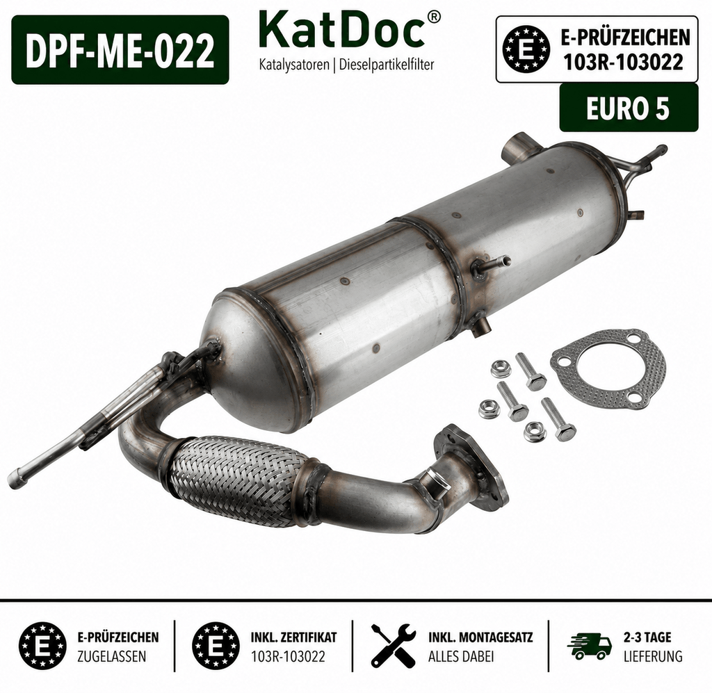 Katalysator Smart Fortwo Cabrio Coupe 451 0.8 CDI Euro 5 - KatDoc
