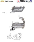 Ruß - Partikelfilter Dacia,Fiat,Mercedes,Nissan,Renault,Infiniti,Silizium,Euro 6 - KatDoc