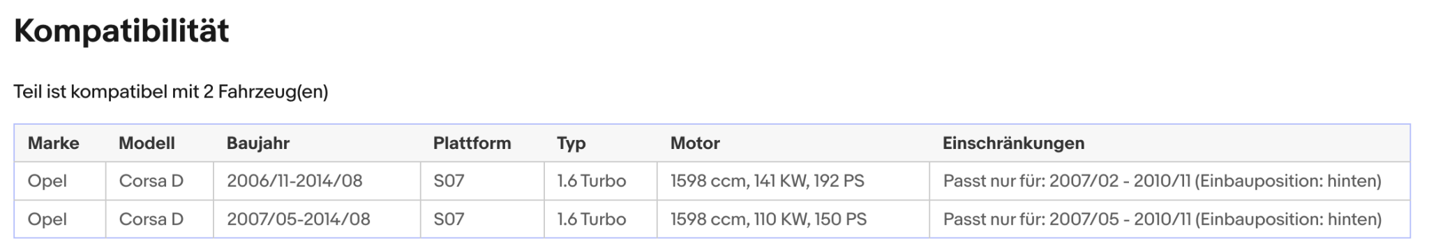 Katalysator für Opel Corsa D, 1.6 Turbo, 110/141kW, Euro 4 - KatDoc