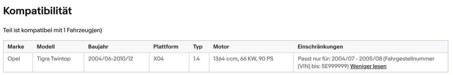 Katalysator für Opel Tigra TwinTop, 1.4, 66kW, Euro 4 - KatDoc