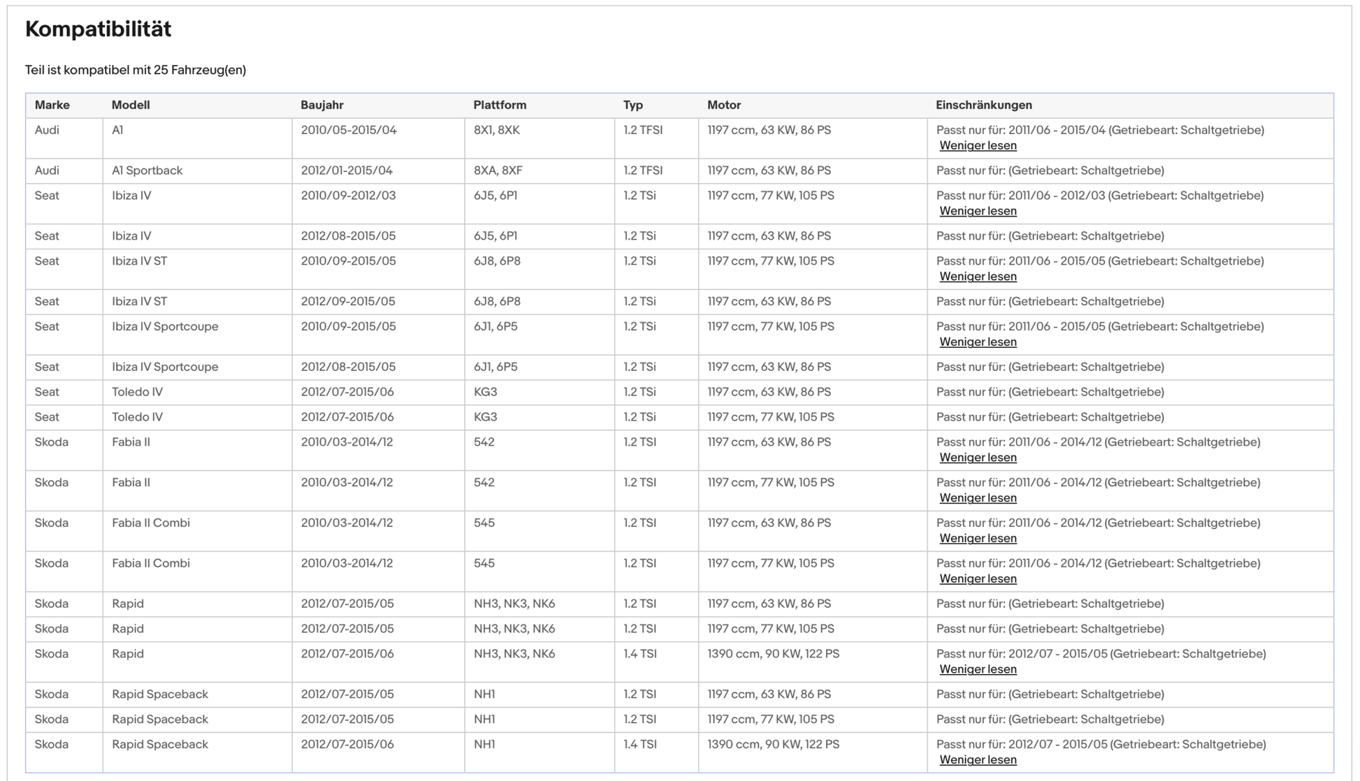 Katalysator für Audi, Seat, Skoda, VW, 1.2 TSI, 63/66/77/90kW, Euro 5 - KatDoc