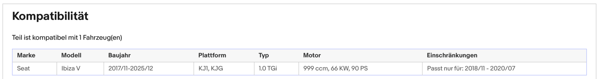 Katalysator für Seat Arona/Ibiza, Skoda Scala/Kamiq, 1.0 TGI, 66kW, Euro 6 - KatDoc