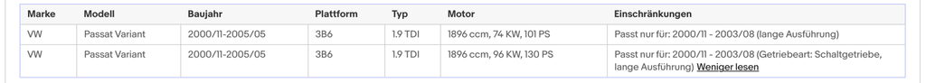 Katalysator für Audi A4 B5, Skoda Superb, VW Passat B5, 1.9 TDI, Euro 3 - KatDoc