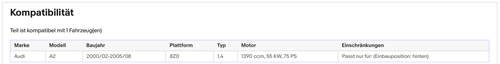 Katalysator Audi A2, 1.4, 55kW, Euro 4 - KatDoc