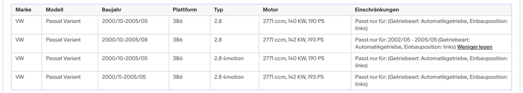 Katalysator Audi A6,Skoda Superb,VW Passat B5,2.4/2.8,Automatik, links, Euro 4 - KatDoc