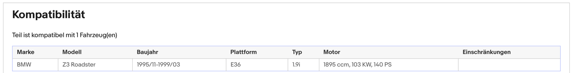 Katalysator für BMW Z3 Roadster, 1.9i, 103kW, Euro 1&2 - KatDoc