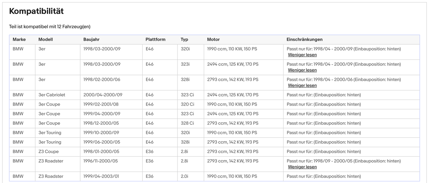 Katalysator für BMW 3er (E46)/Z3, 110/125/142kW, Euro 3 - KatDoc