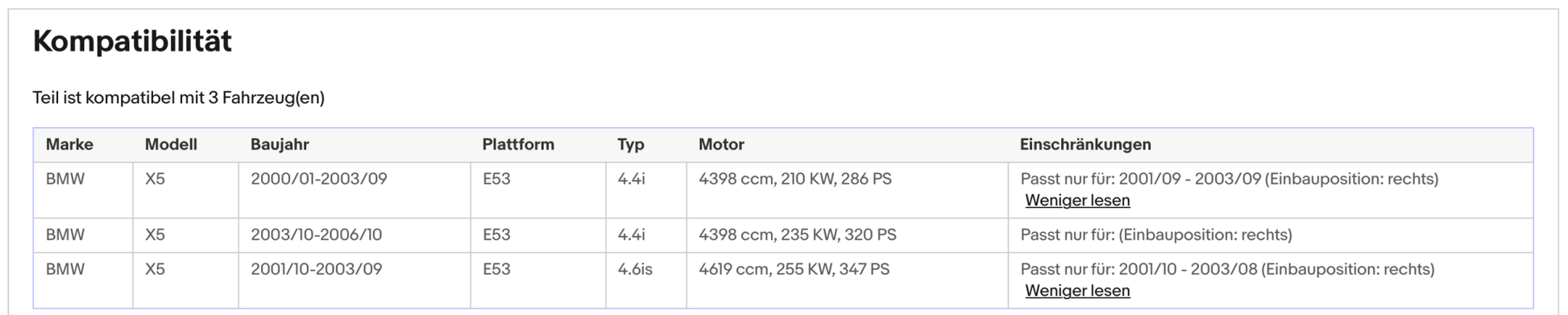 Katalysator BMW X5 E53, 4.4/4.6 i is, 210/235/255kW, rechts, Euro 4 - KatDoc