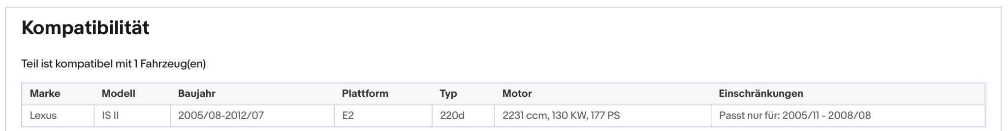 Katalysator Lexus IS 220d, 2.2, 130kW, Euro 4 - KatDoc