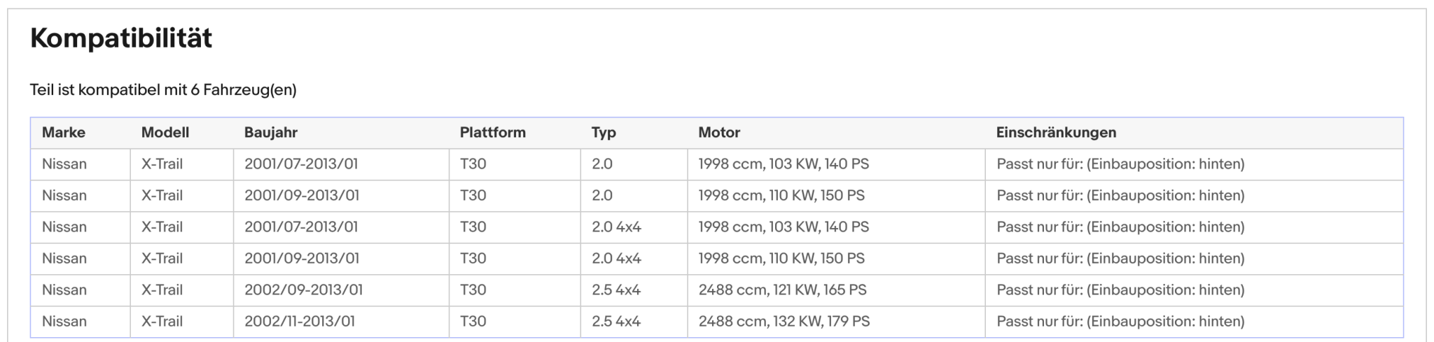 Katalysator für Nissan X - Trail, 2.0/2.5, 4x4, Euro 3 - KatDoc
