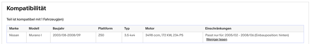 Katalysator für Nissan Murano, 3.5, 4x4, 172kW, Euro 4 - KatDoc