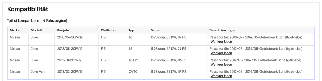 Katalysator für Nissan Juke, 1.6, LPG, CVTC, 69/85/86kW, Euro 5 - KatDoc