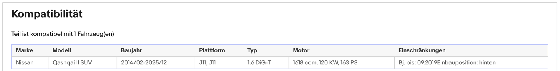Katalysator Nissan Qashqai 1.6 DIG - T, 120kW, Euro 6 - KatDoc