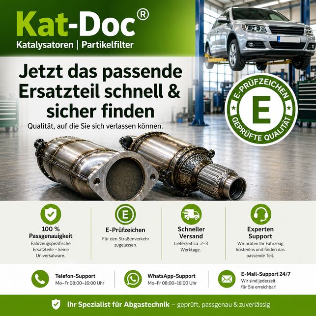 Katalysator BMW Z3 Roadster, 2.8 i, 142kW, Euro 3 - KatDoc