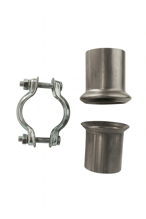 Auspuff Rohrverbinder Reparatur - Set - Flansch, Schelle & Adapter / Verschiedene Größen - KatDoc