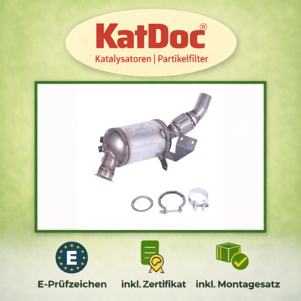 Ruß - Partikelfilter für BMW 1er 118d/120d, 90/120kW, Euro 4 - KatDoc