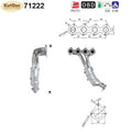 Katalysator Mercedes C - Klasse/CLK, 1.8, 105/120/125/141kW, Kompressor, Euro 3 - KatDoc