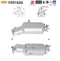 Ruß - Partikelfilter für Audi A6, 2.0 TDI, 100/120/125kW, Silizium, Euro 5 - KatDoc