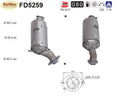 Ruß - Partikelfilter für Toyota Hilux/Land Cruiser Prado, 2.4/2.8 D, Euro 6 - KatDoc
