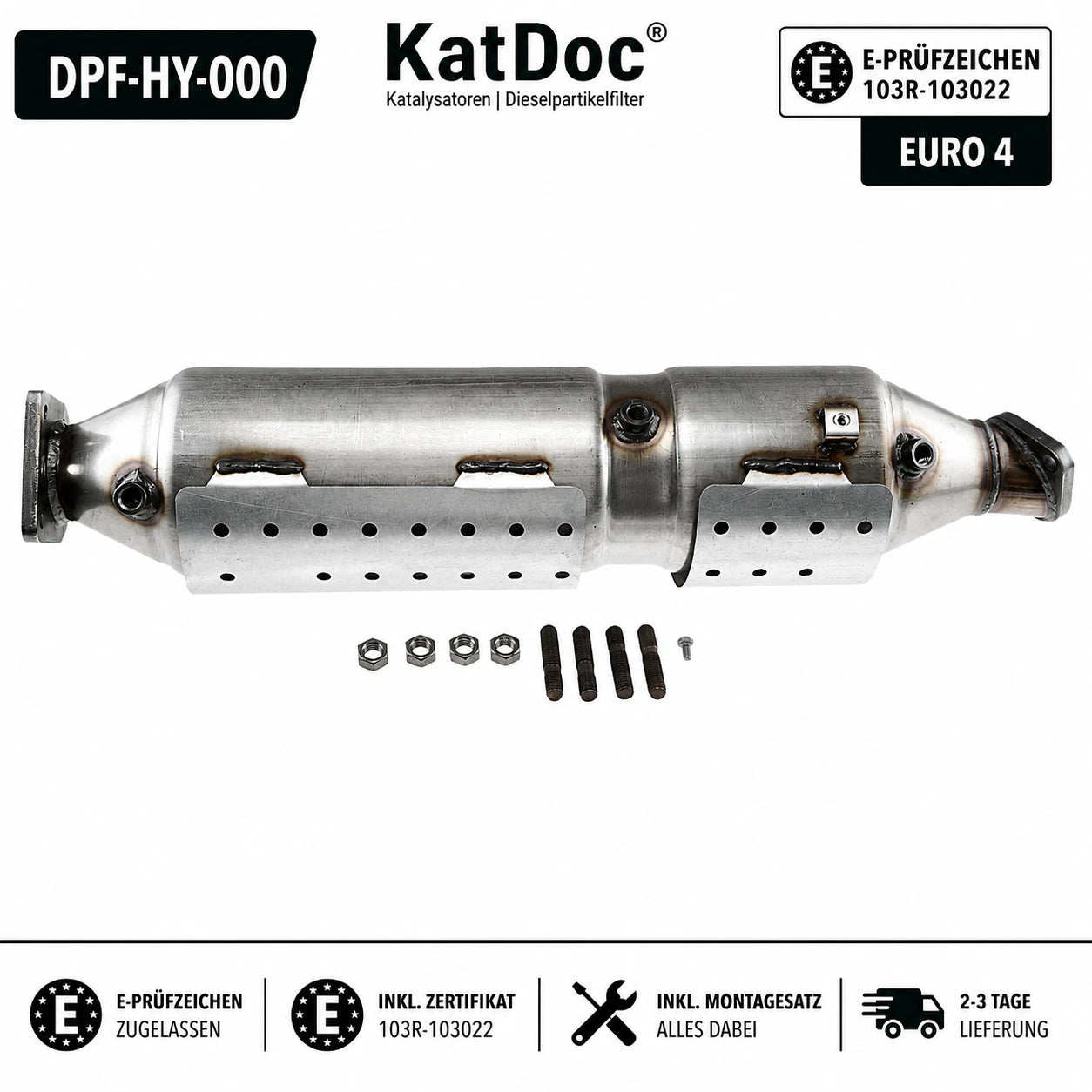 DPF Dieselpartikelfilter Hyundai Santa Fe II 2.2 CRDi 4x4 Euro 4 - KatDoc