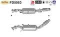 Ruß - Partikelfilter für Mercedes - Benz Sprinter, 2.1 CDI, Euro 5 - KatDoc