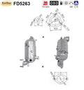 Ruß - Partikelfilter für Hyundai ix35, 2.0 CRDi, 4WD, 100/135kW, Euro 5 - KatDoc