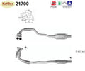 Katalysator für Opel Astra F/G/Zafira A, 1.4/1.6, i, 16V, 66/74kW, Euro 1&2 - KatDoc