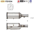Ruß - Partikelfilter für Peugeot 607, 2.0/2.2 HDi, 80/98/100kW, Euro 4 - KatDoc