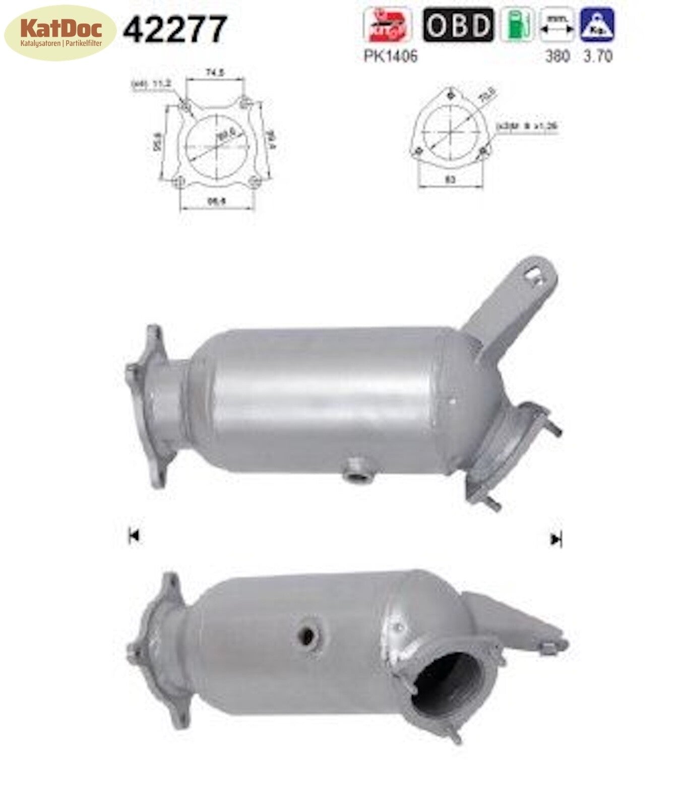 Katalysator Audi A4/A5/A6/A7, 2.0 TFSI/Mild Hybrid, , Euro 6 - KatDoc