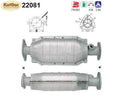 Katalysator Honda Civic VI, 1.4, 55/66kW, Euro 1&2 - KatDoc