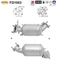 Ruß - Partikelfilter für Honda Civic 8, 2.2 CTDi 103kW, Euro 4 - KatDoc