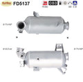 Ruß - Partikelfilter für VW T5/T6, 2.0 TDI, 62/75kW, Euro 5 - KatDoc