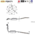 Ruß - Partikelfilter Ford Transit 2.2 TDCi, 74/92/103kW, Euro 5 - KatDoc
