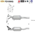 Ruß - Partikelfilter für Audi A6 C6, 2.7/3.0, TDI, quattro, Silizium, Euro 5 - KatDoc