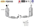 Ruß - Partikelfilter für Ford B - Max/Eco Sport/Fiesta/Tourneo/Transit, Euro 5 - KatDoc