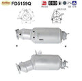 Ruß - Partikelfilter für Seat Exeo, 2.0TDI, 88/105/125kW, Silizium, Euro 5 - KatDoc