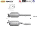 Ruß - Partikelfilter für Renault Grand Scenic/Megane, 1.9 dCi, Euro 4 - KatDoc
