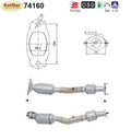 Katalysator Nissan Micra/C+C/Note, 1.6, 81kW, Euro 4&5 - KatDoc