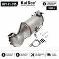 DPF Dieselpartikelfilter Opel Astra K Mokka X Zafira C 1.6 CDTi Euro 6 - KatDoc