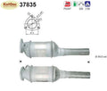 Katalysator für VW Golf 2/3,Passat B3/Vento, 1.6/1.8, 74/79kW, Euro 1&2 - KatDoc