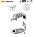 Katalysator Nissan Kubistar/Micra III, 1.5 dCi, 42/48/60kW, Euro 4 - KatDoc